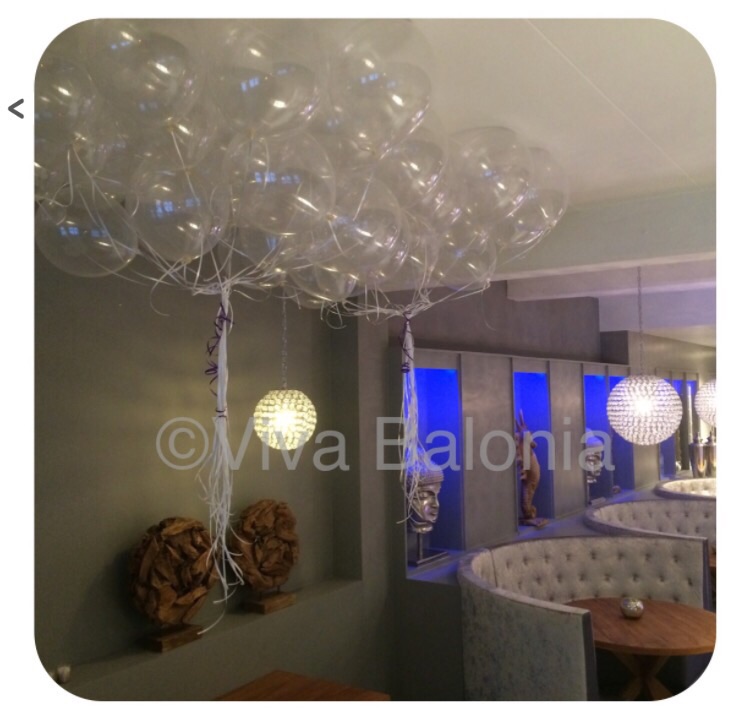 schoolbord Kaarsen Mantel Helium – Plafonddecoratie (50 stuks incl. lintje) | Viva Balonia